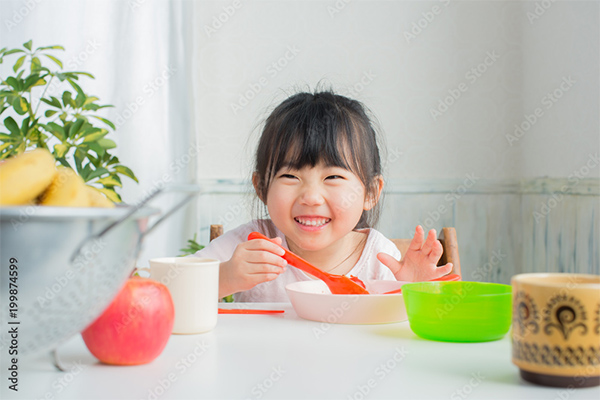 子どもが食べやすい味付けと食感